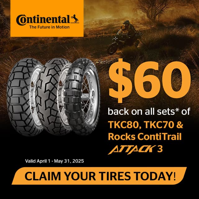 Continental Tires: Get Up To $60 Back!