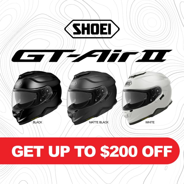Shoei GT-Air II Helmets: Get Up To $200 Off!