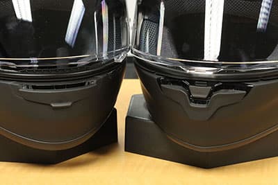 Shoei RF 1400 Design Differences Shoei RF 1400 Design Differences