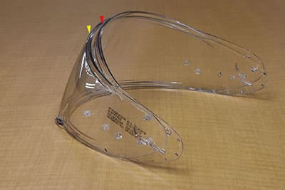 Shoei RF 1400 Face Shield Side Shoei RF 1400 Face Shield Side